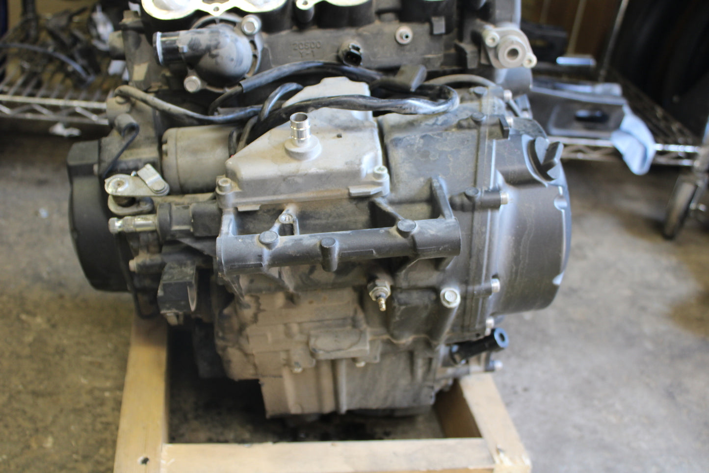 09-15 YAMAHA FZ6R ENGINE MOTOR LOW KM!! BB161