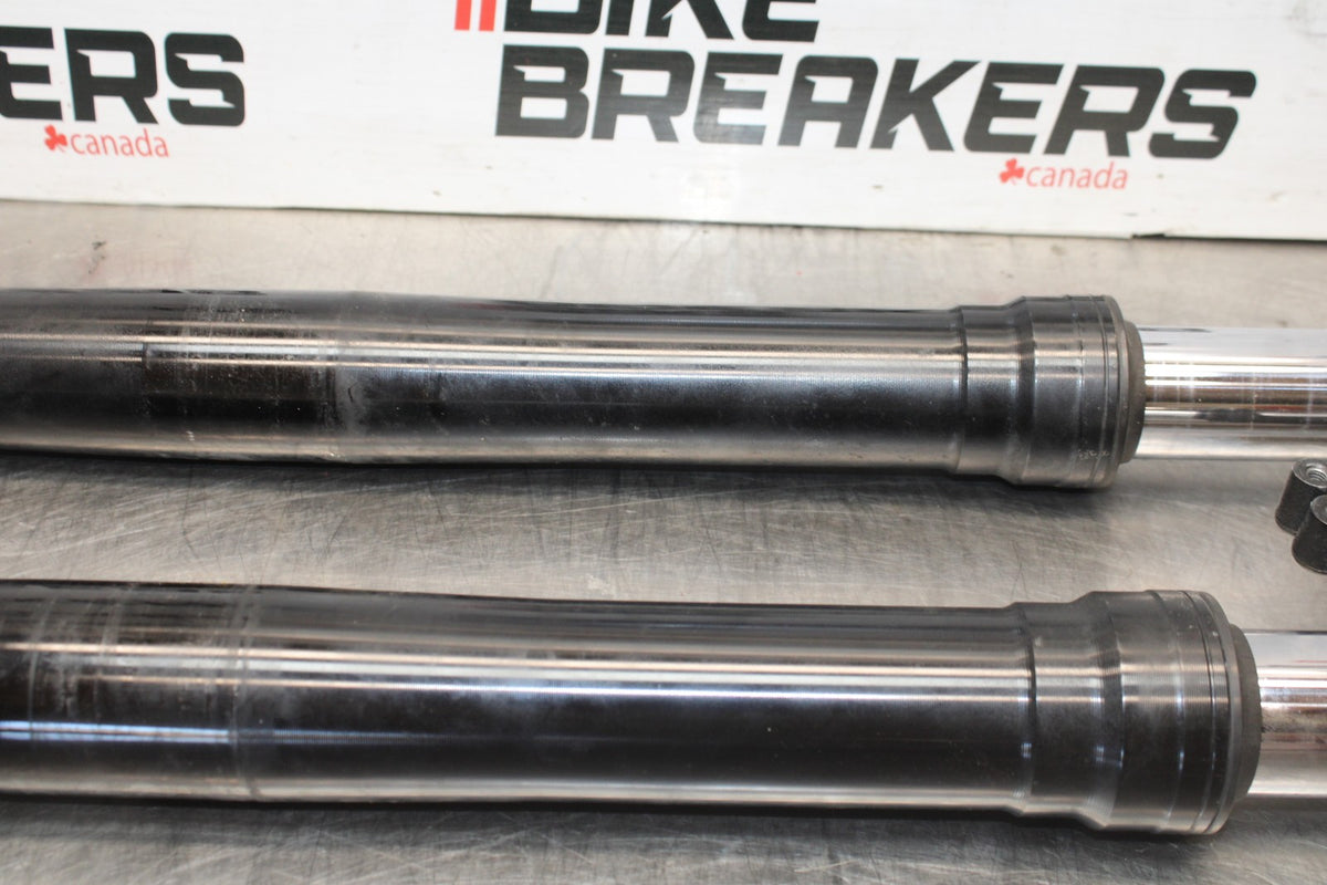 13-18 KAWASAKI NINJA ZX6R FRONT FORKS SHOCK SUSPENSION SET PAIR BB915