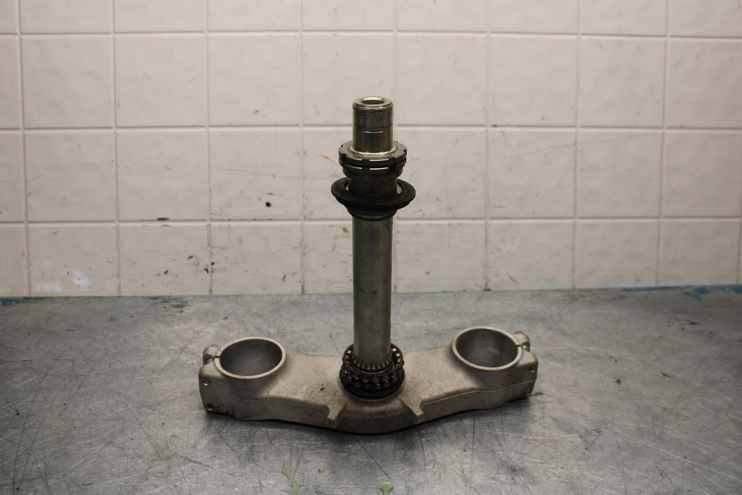 11-15 KAWASAKI ZX1000R FRONT FORKS CLAMP LOWER TRIPLE TREE STEM BB445