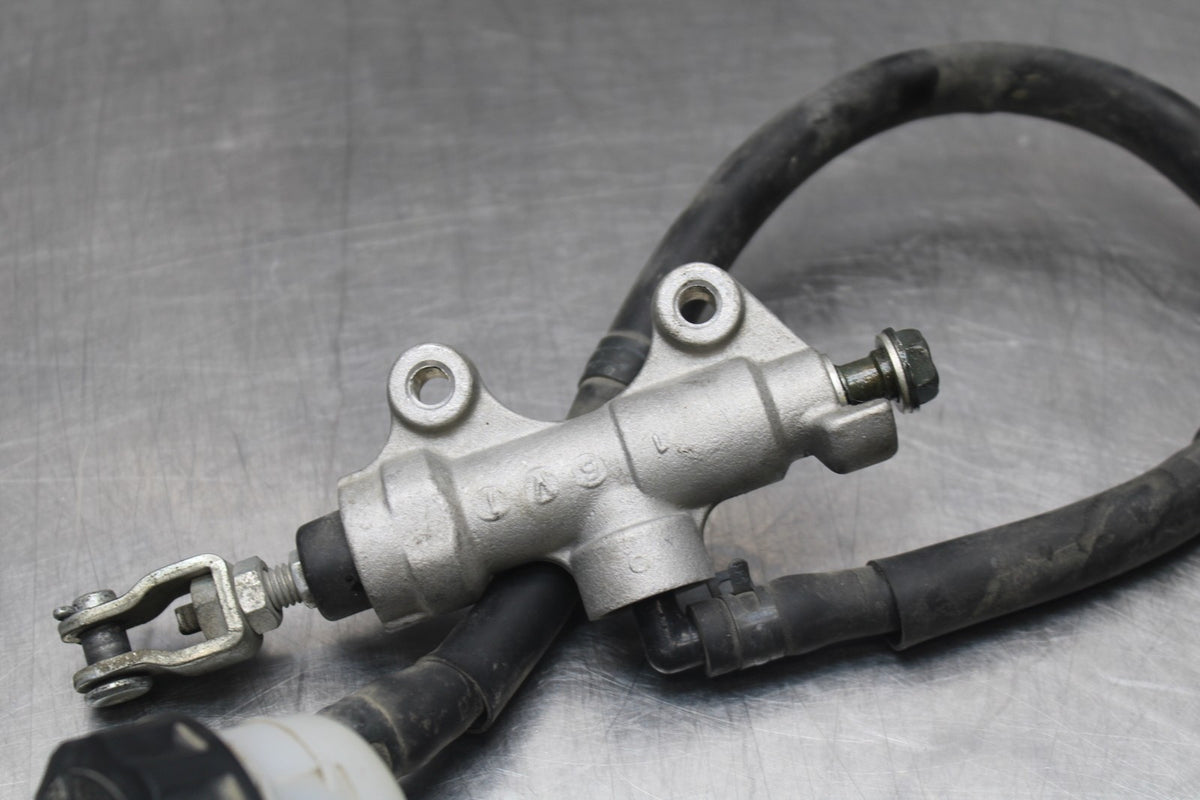 07 KAWASAKI NINJA 650 EX650 REAR BACK BRAKE MASTER CYLINDER W RESERVOIR BB844