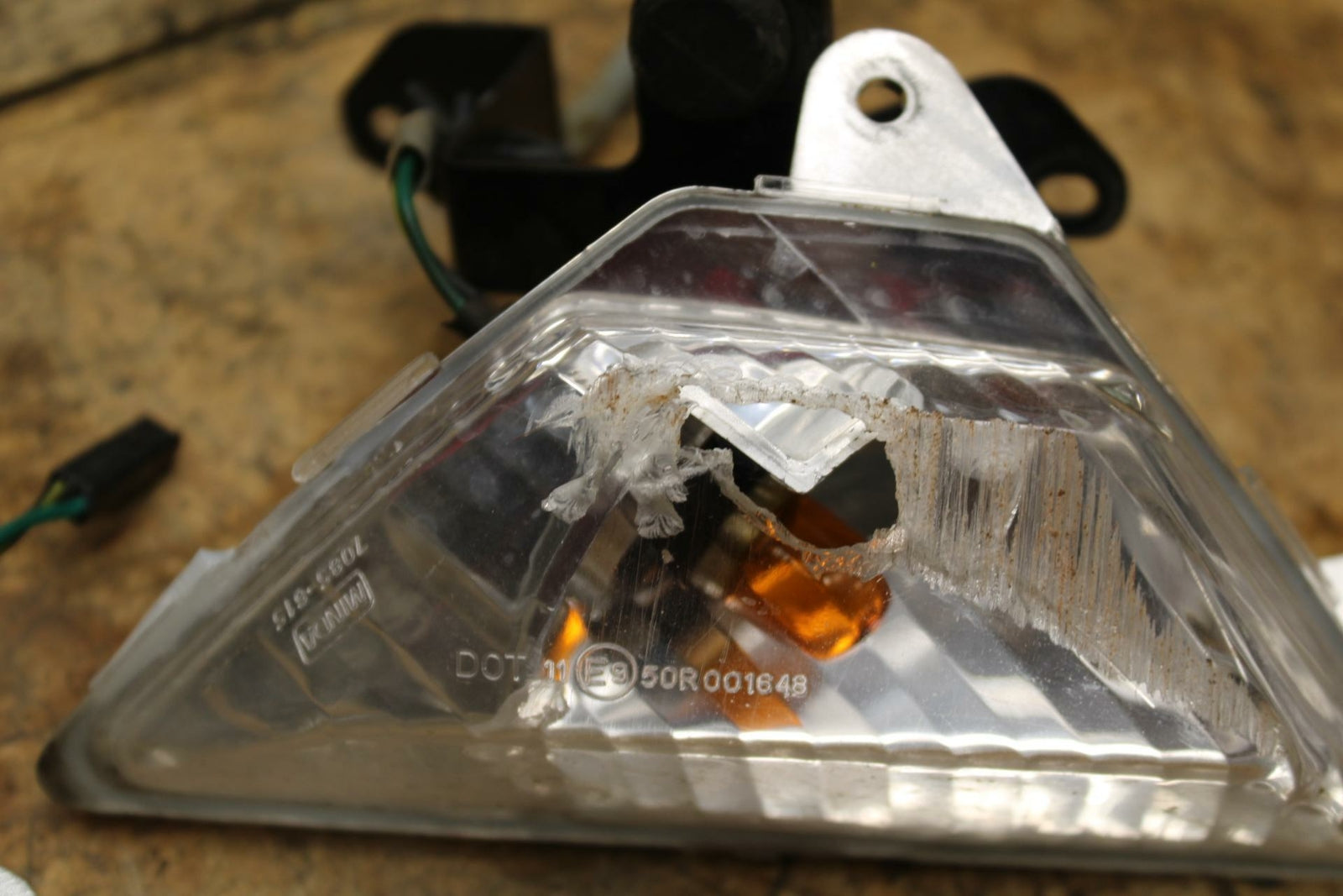 13-18 KAWASAKI NINJA ZX6R FRONT LEFT RIGHT TURN SIGNALS LIGHT INDICATORS BB349