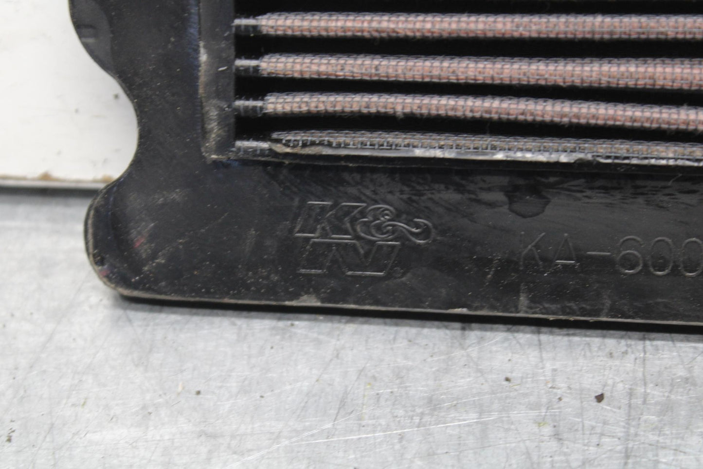 03-04 KAWASAKI NINJA ZX6RR AIRBOX AIR INTAKE K&N FILTER BB105