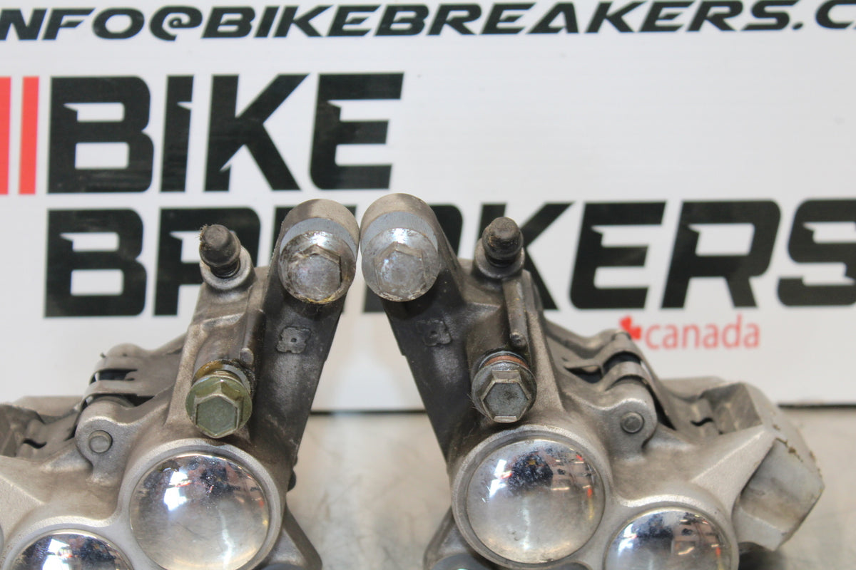 04 YAMAHA ROAD STAR XV1700A RIGHT LEFT FRONT BRAKE CALIPER SET BB155