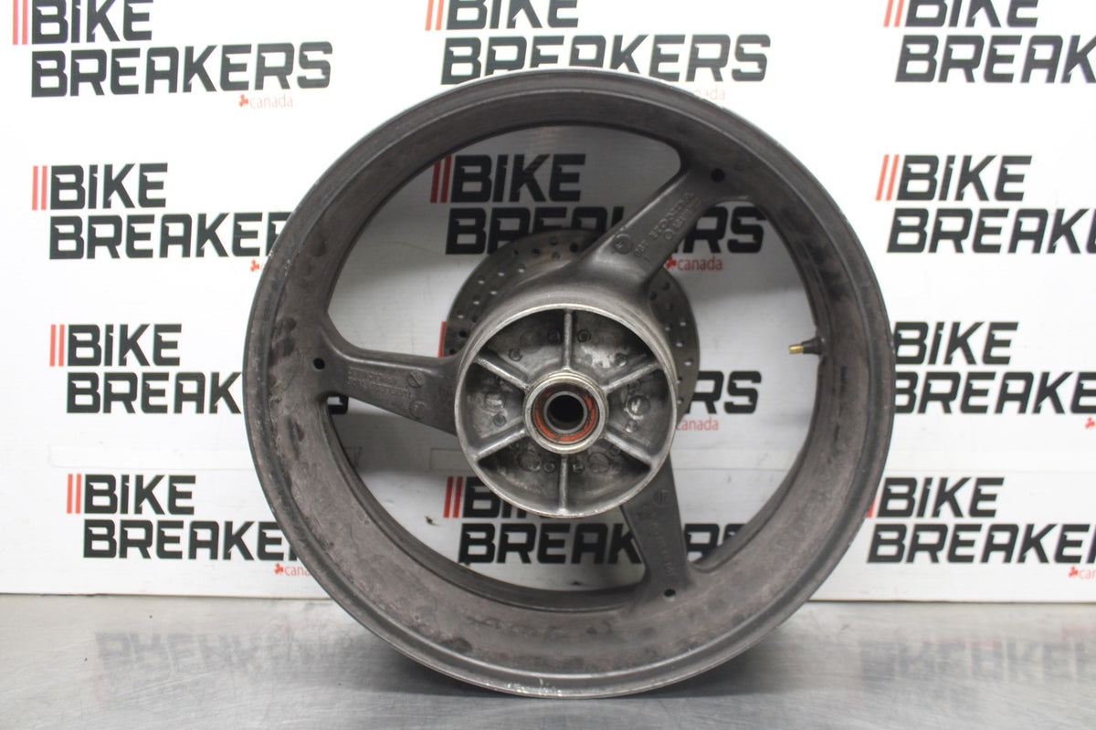 05-06 HONDA CBR600RR REAR WHEEL BACK RIM & ROTOR BB945