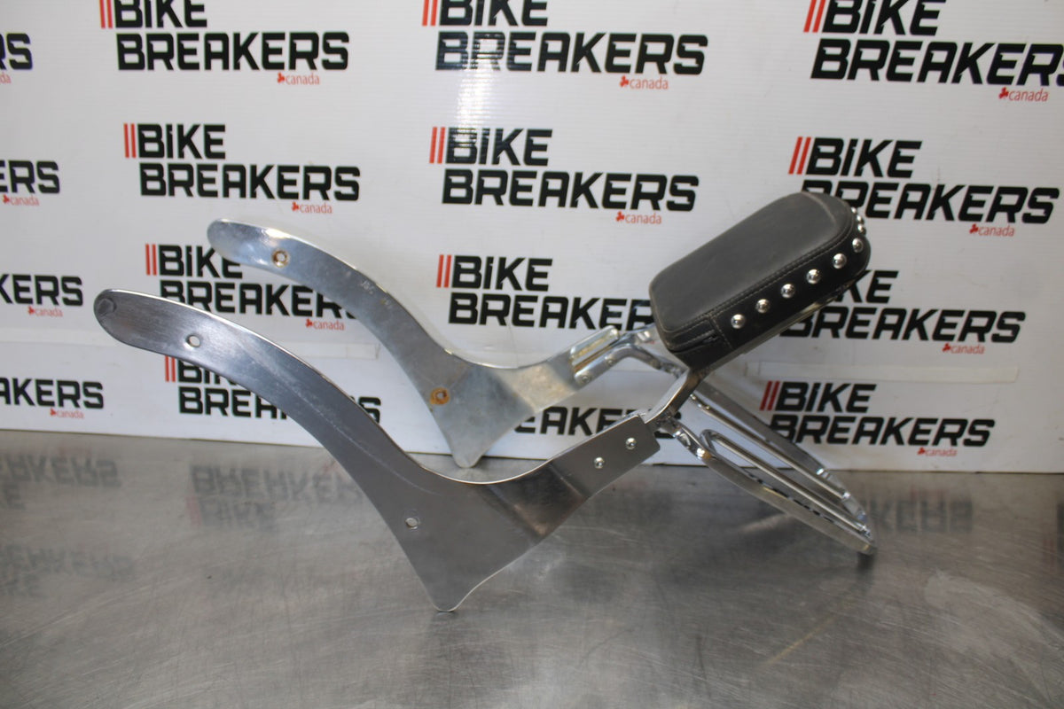 08 YAMAHA V STAR 1100 XVS1100AW CLASSIC BACK REST SISSY BAR BB916