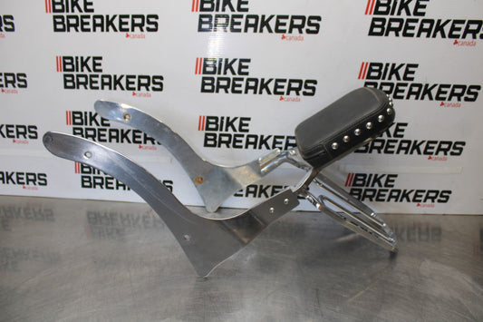 08 YAMAHA V STAR 1100 XVS1100AW CLASSIC BACK REST SISSY BAR BB916