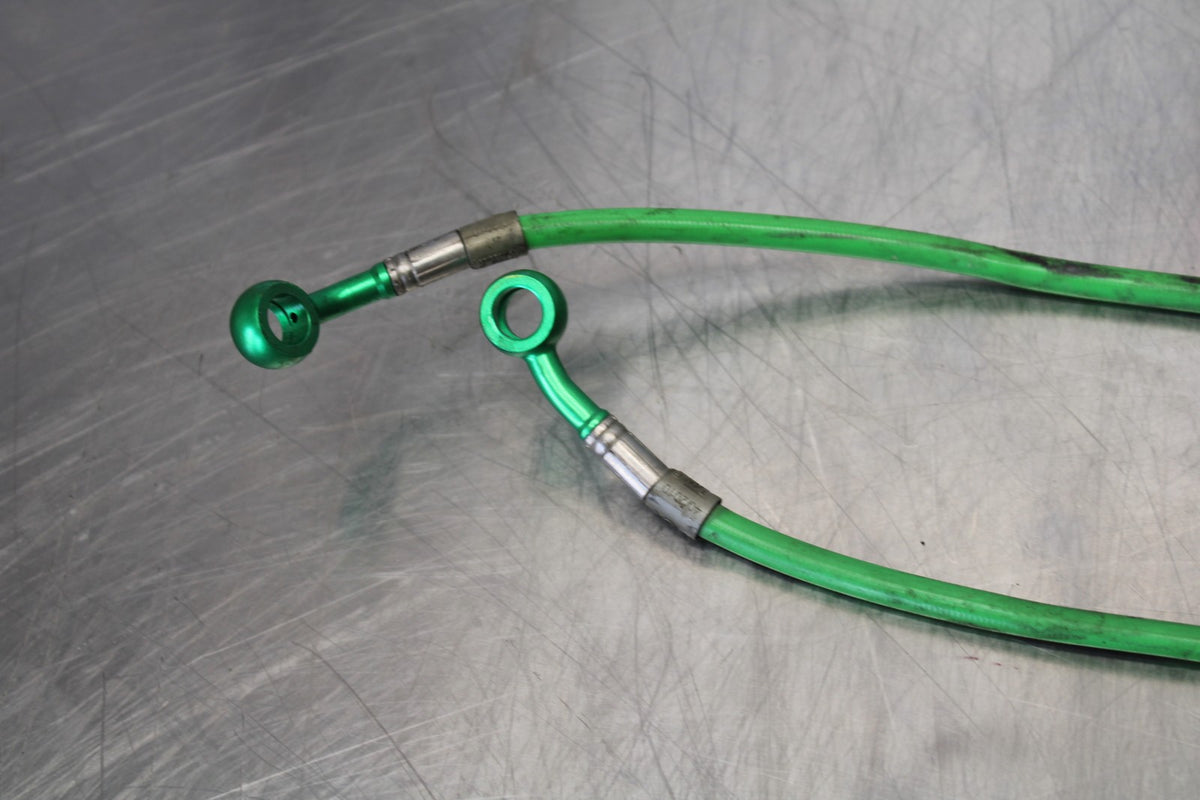 2007 Kawasaki Ninja ZX6R ZX600P AFTERMARKET FRONT REAR BRAKE HOSES LINES BB175