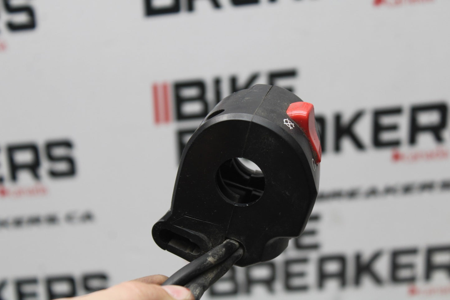 09-10 KAWASAKI ER-6N RIGHT CLIP ON HANDLE KILL OFF START SWITCH SWITCHES BB205