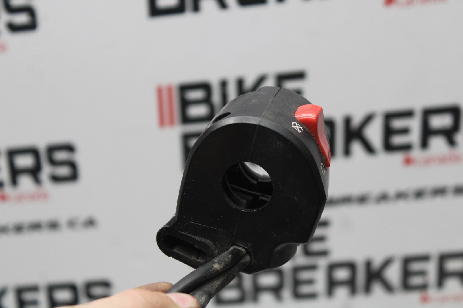 09-10 KAWASAKI ER-6N RIGHT CLIP ON HANDLE KILL OFF START SWITCH SWITCHES BB205