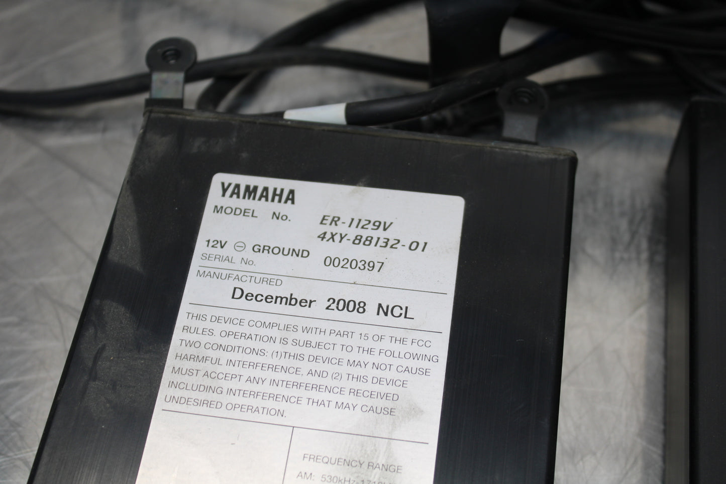09 YAMAHA ROYAL STAR XVZ1300TF VENTURE CB RADIO STEREO CONTROL UNIT BB151