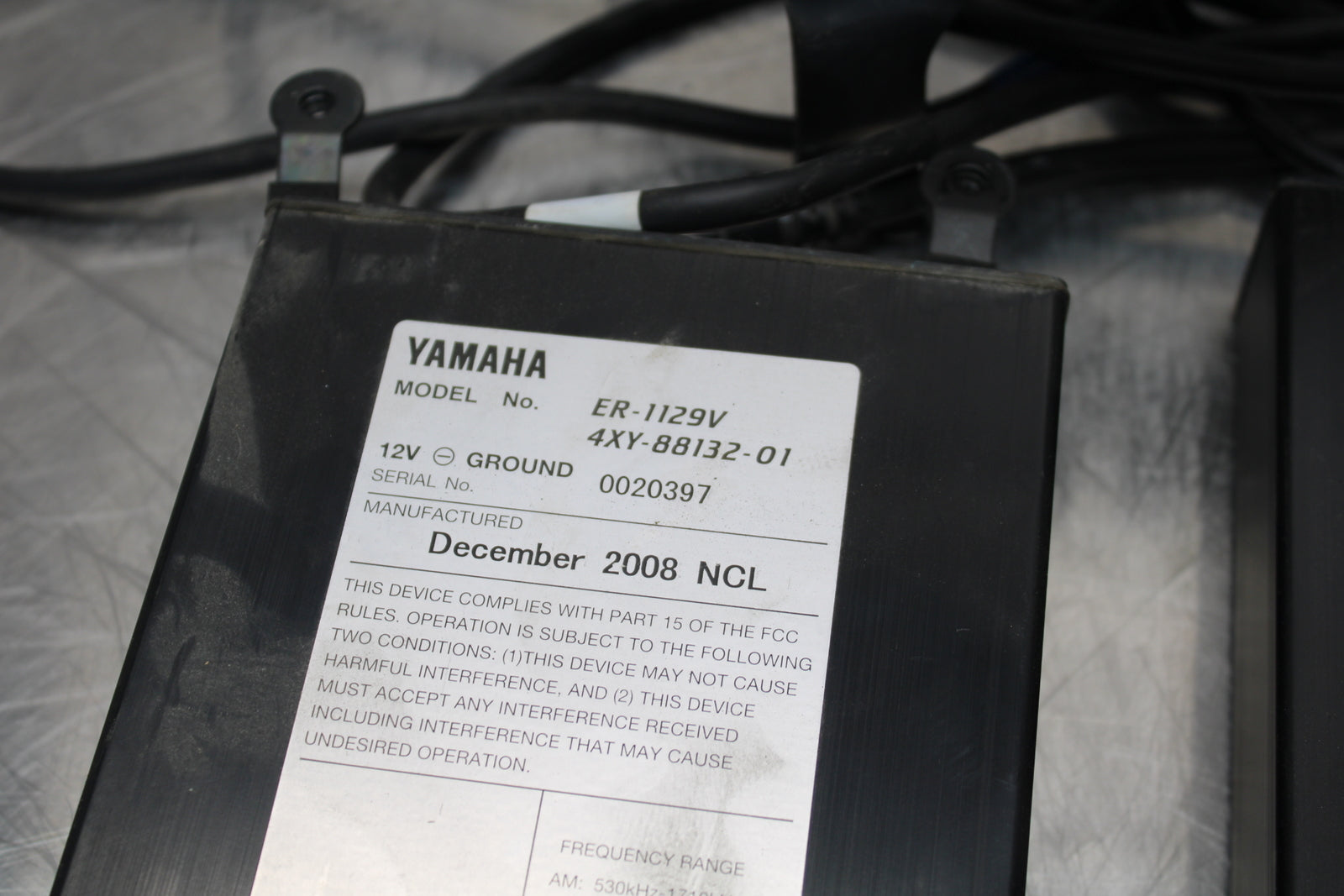 09 YAMAHA ROYAL STAR XVZ1300TF VENTURE CB RADIO STEREO CONTROL UNIT BB151