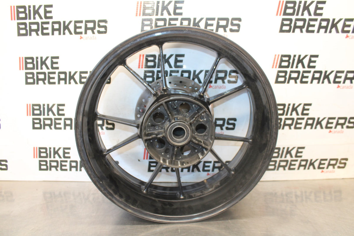 10-11 BMW S1000RR REAR WHEEL BACK RIM & ROTOR BB941
