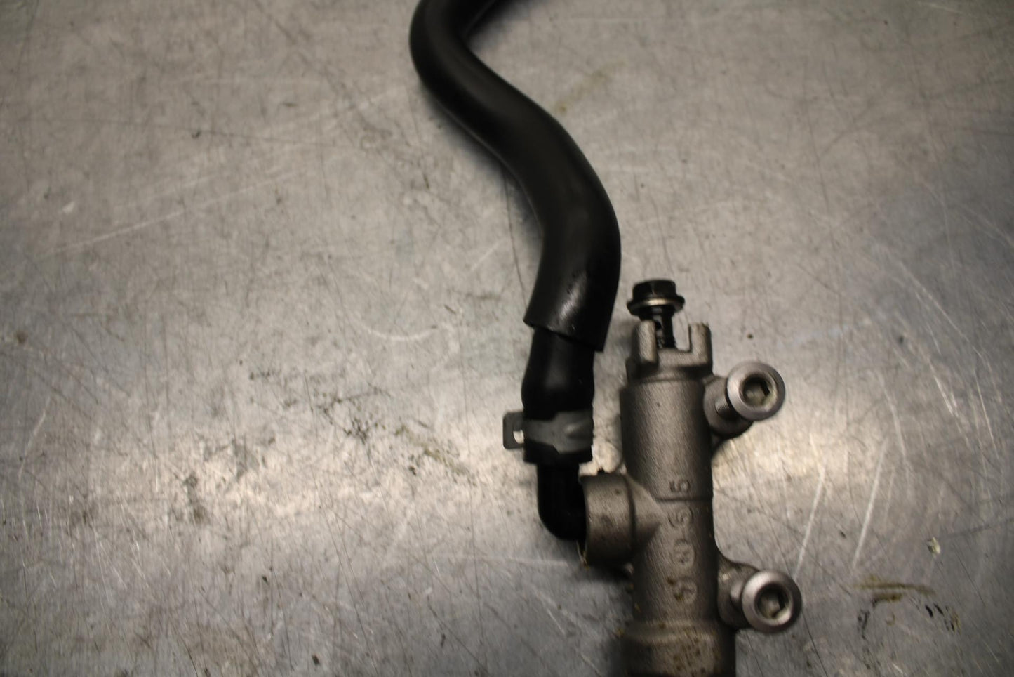 08-09 KAWASAKI NINJA ZX14R REAR BACK BRAKE MASTER CYLINDER W RESERVOIR BB73