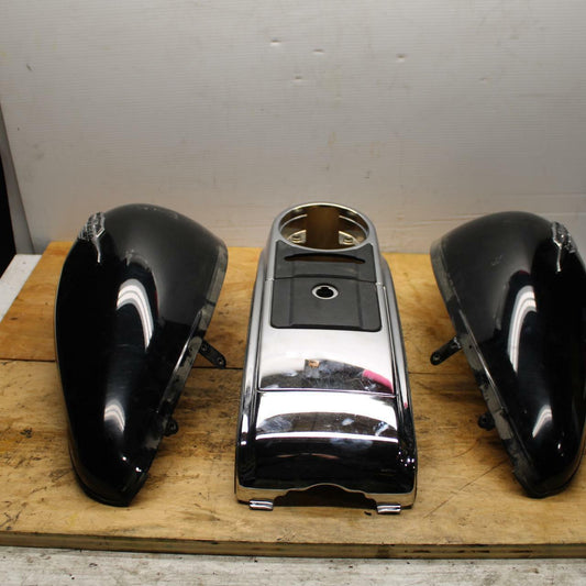 05-09 SUZUKI BOULEVARD C90 GAS TANK COVER TRIM PANELCOWL FAIRING SET  BB332