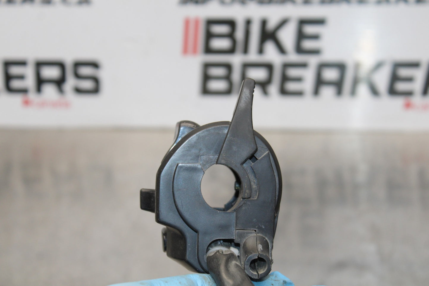 08-18 KAWASAKI KLR650 LEFT CLIP ON HANDLE HORN SIGNALS SWITCH SWITCHES BB183