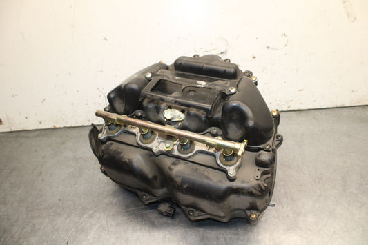 05-06 HONDA CBR600RR AIRBOX AIR INTAKE FILTER BOX W TOP RAIL INJECTORS BB727