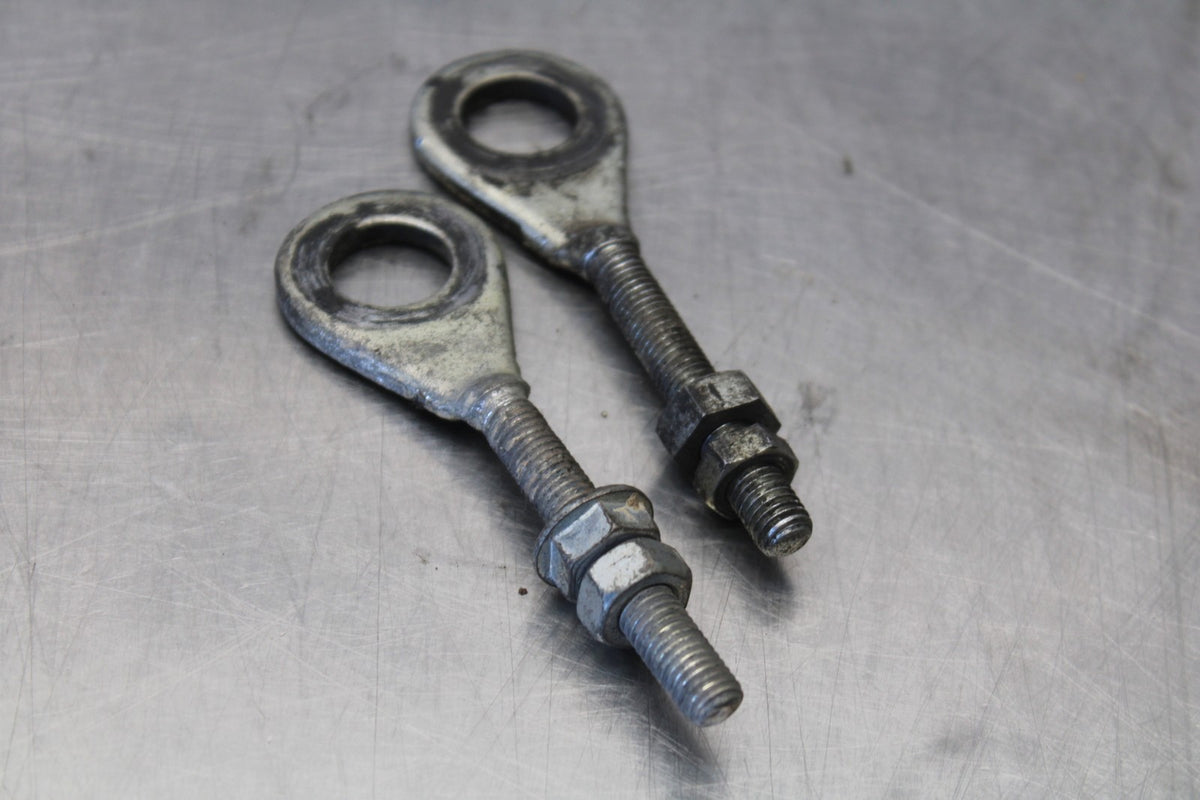 02 KAWASAKI VULCAN 800 VN800B CLASSIC SWINGARM CHAIN TENSIONER ADJUSTMENT BB862