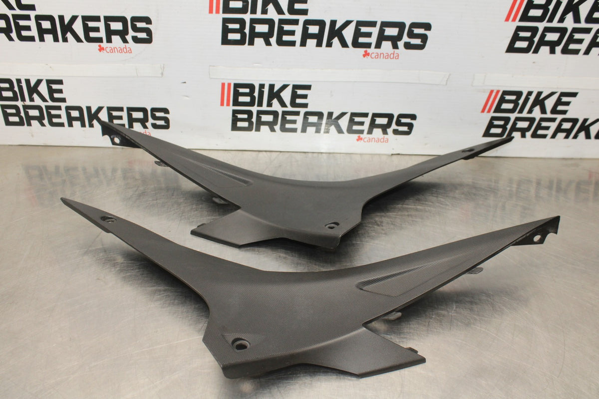15 APRILIA RSV4 FACTORY APRC ABS RIGHT LEFT FRONT SIDE SEAT PANELS COWLS BB901