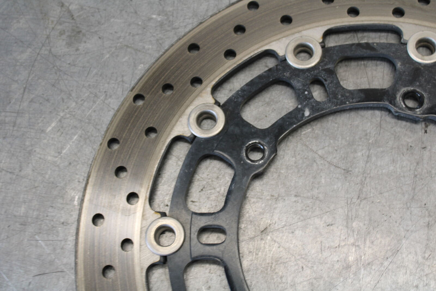 08-16 YAMAHA YZF R6 FRONT LEFT RIGHT BRAKE ROTORS DISCS 13S-2581T-00-00 BB665