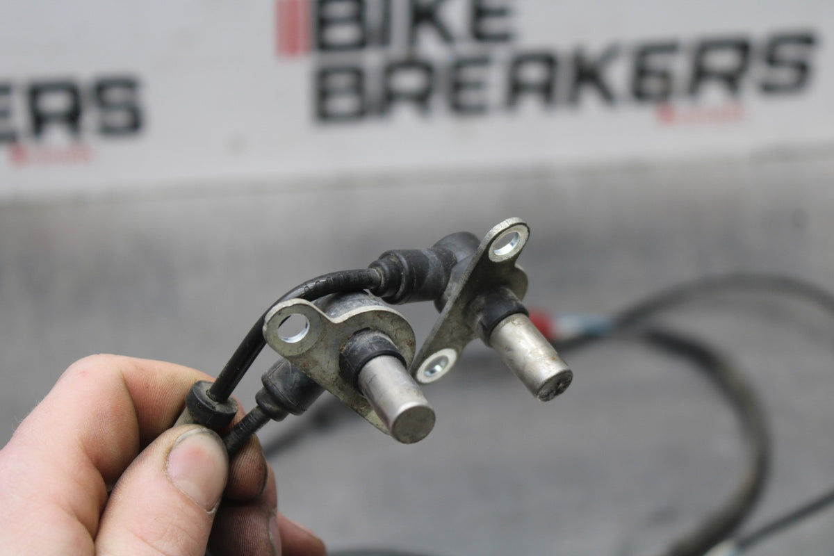 07-12 HONDA CBR600RR FRONT REAR ABS BRAKE SENSOR SET PAIR BB812