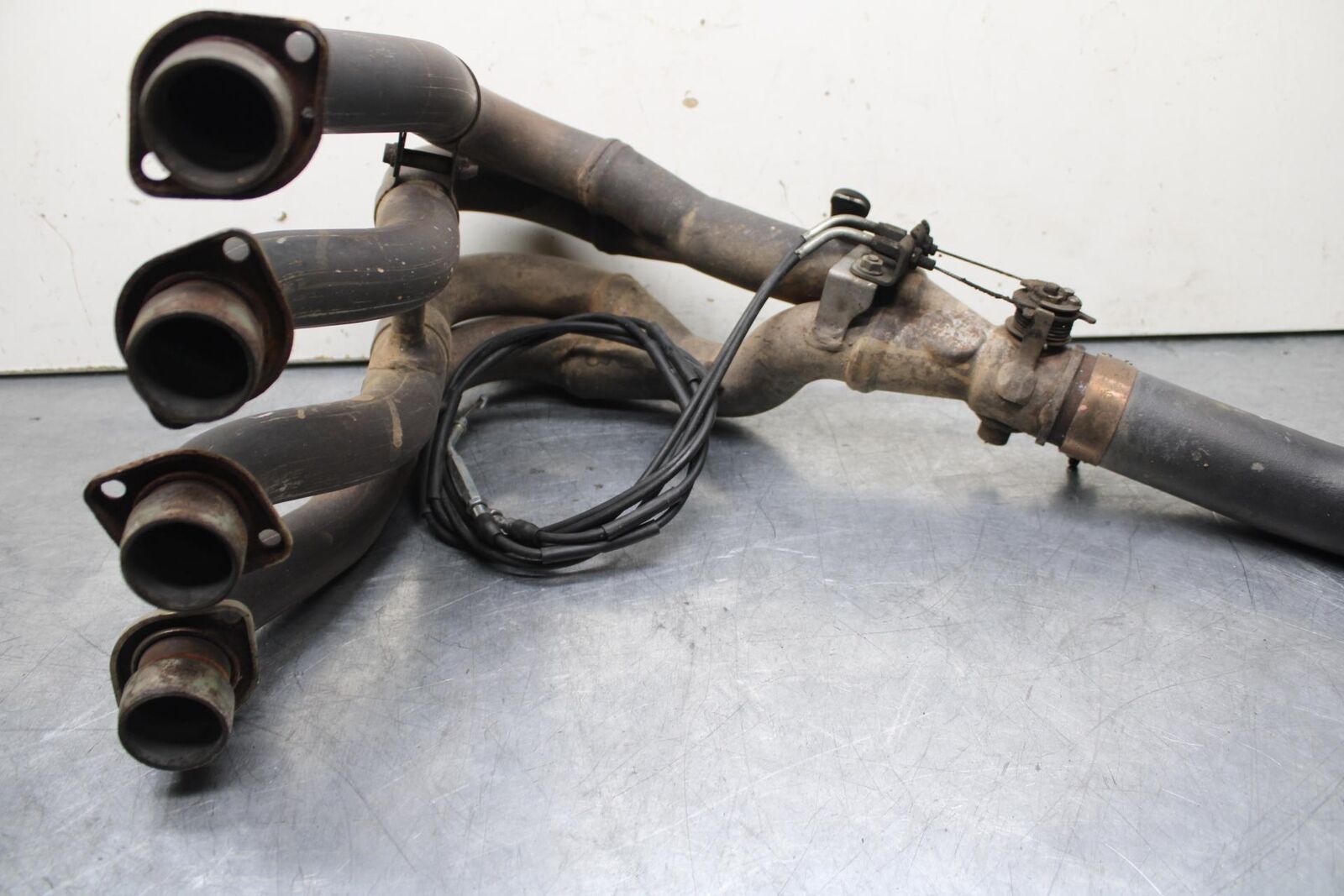 2007 Suzuki GSXR750 FULL EXHAUST SYSTEM HEADERS PIPE MUFFLER 14100-02H10 BB613