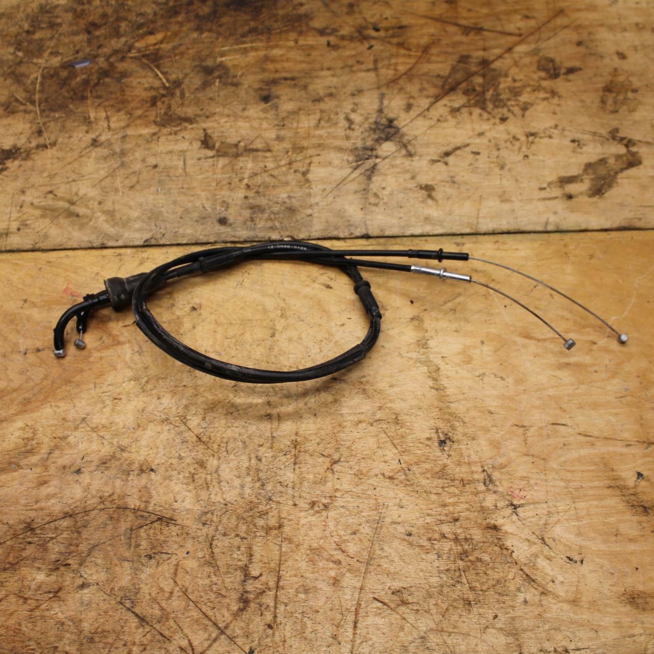 19-20 KAWASAKI NINJA ZX6R THROTTLE CABLES LINES BB338