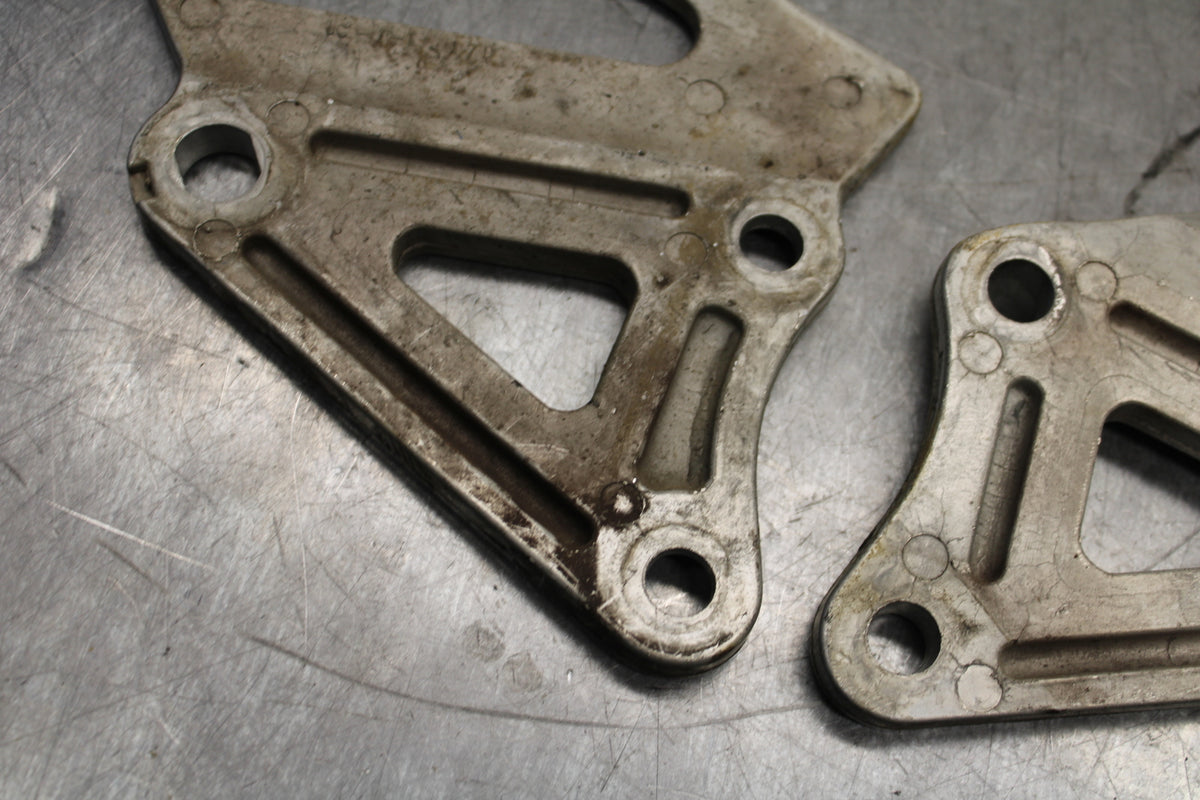 91-92 SUZUKI GSXR750 M  LEFT RIGHT REARSET DRIVER PEG BRACKETS MOUNTS BB125