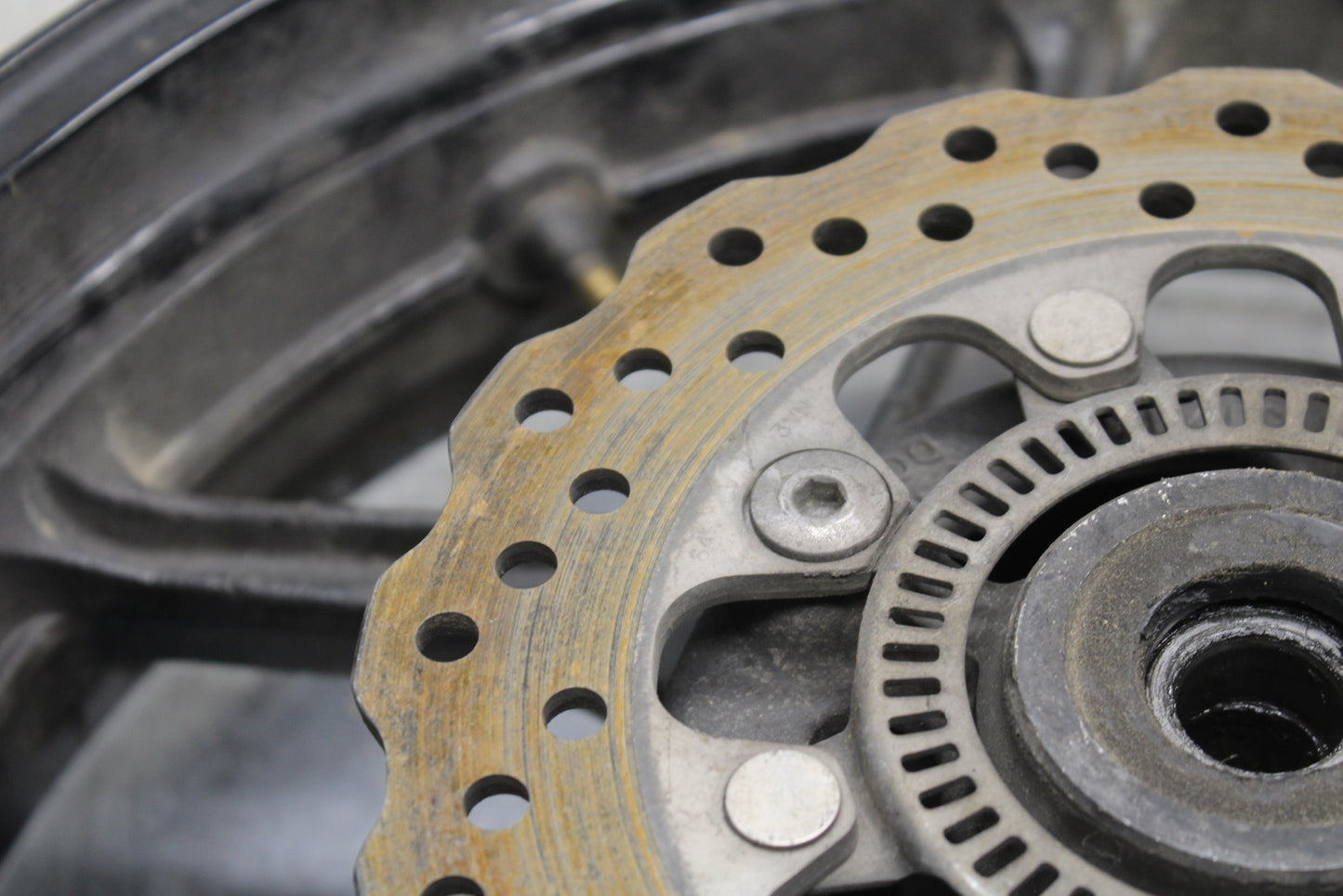 14-15 KAWASAKI NINJA 650 EX650F ABS REAR WHEEL BACK RIM BB741