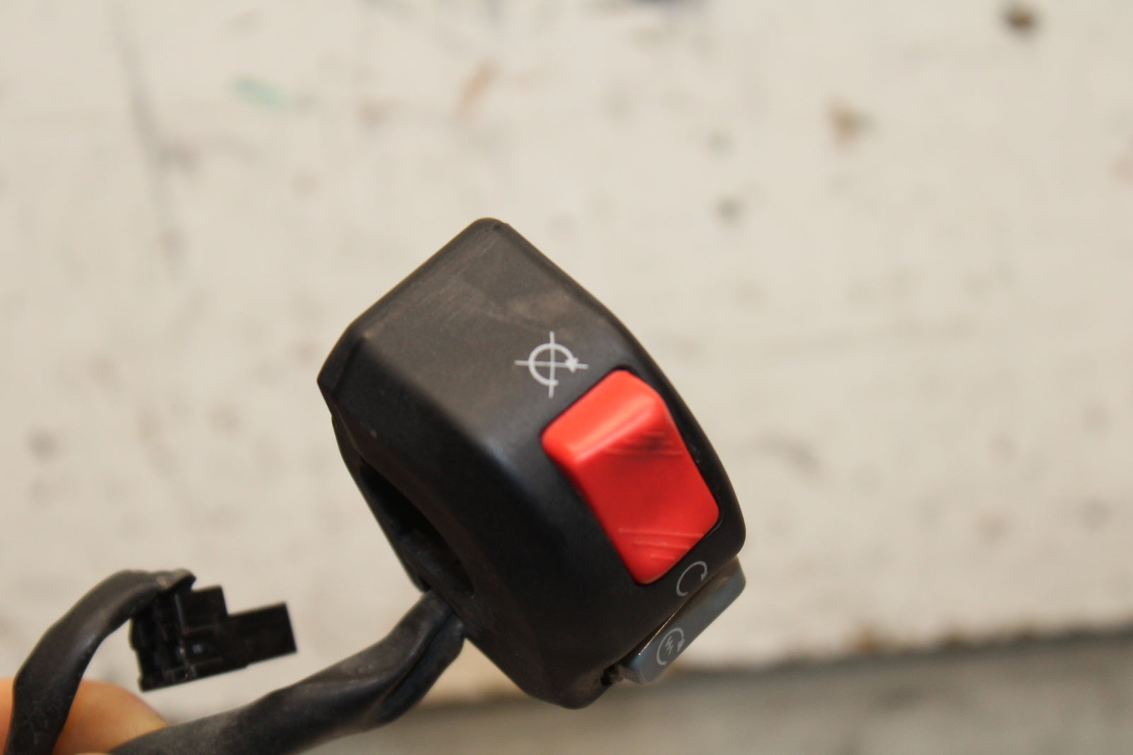 13-17 KAWASAKI NINJA ZX6R ZX636E RIGHT CLIP ON KILL OFF START SWITCH  BB735