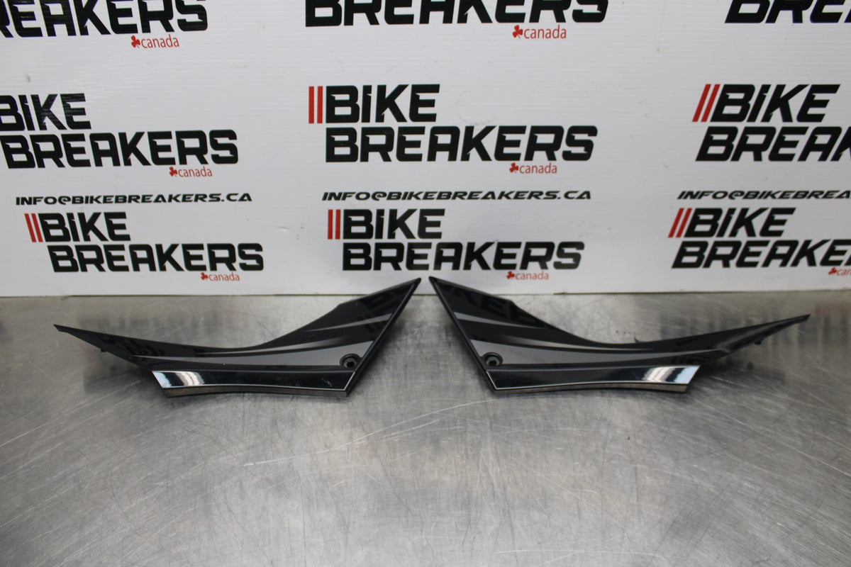 13-17 KAWASAKI NINJA 300 EX300 ABS RIGHT LEFT SIDE SEAT PANELS TRIMS COWLS BB187