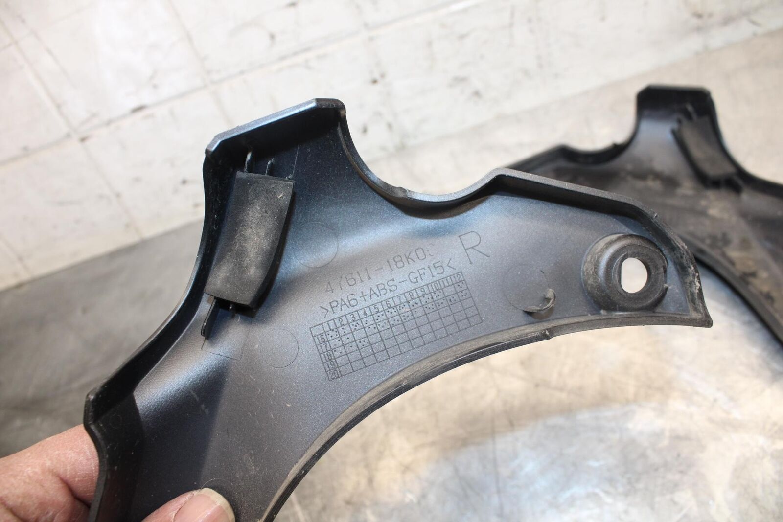 2017 Suzuki SV650X  ABS RIGHT LEFT FRAME MID SIDE COVERS COWLS PANELS BB512