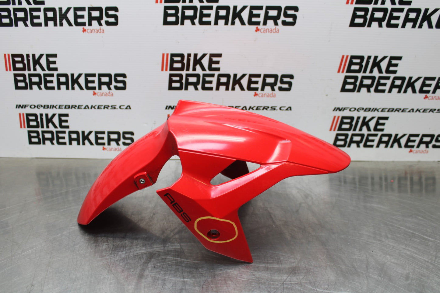 18-23 KAWASAKI NINJA 400 EX400 ABS FRONT WHEEL FENDER COWL FAIRING BB177