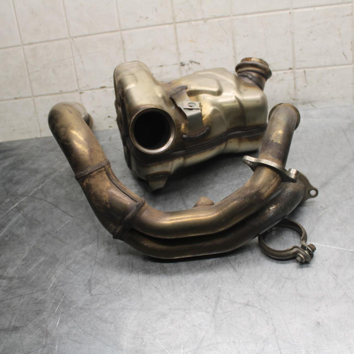 22 KTM 890 ADVENTURE   EXHAUST HEADER PIPES MANIFOLD CAT BB514