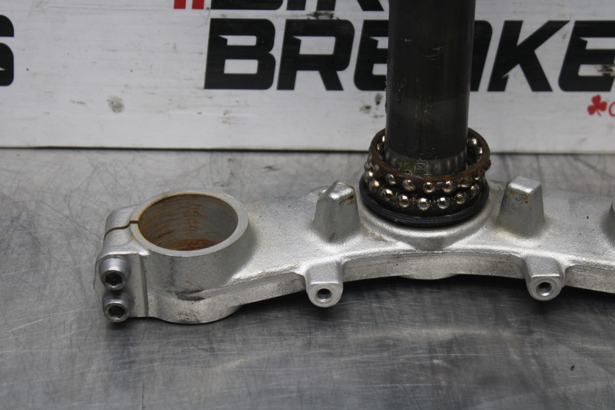 08 KAWASAKI NINJA 650 EX650 FRONT FORKS CLAMP LOWER TRIPLE TREE STEM BB797
