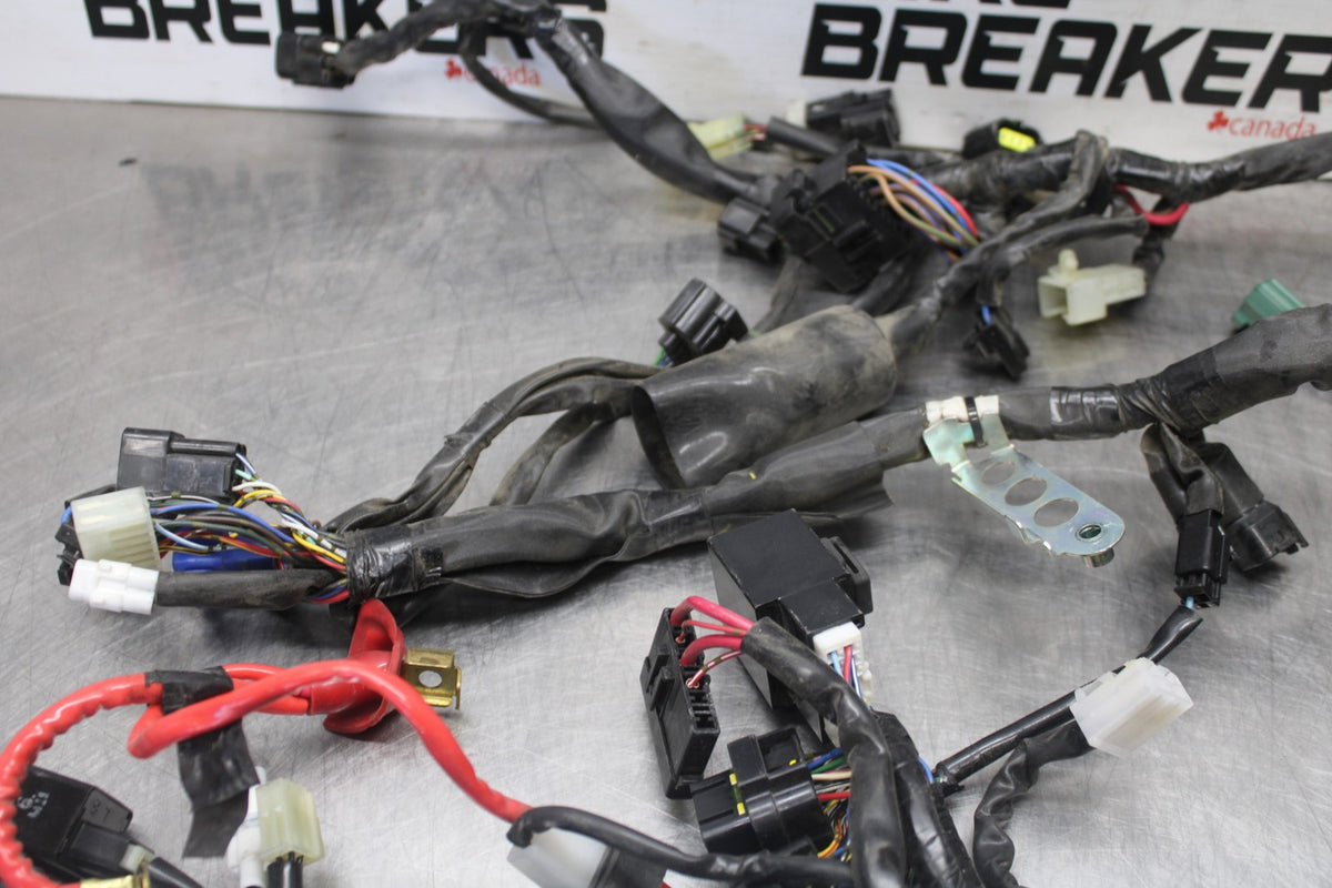 08-16 YAMAHA YZF R6 MAIN ENGINE WIRING HARNESS MOTOR WIRE LOOM BB929