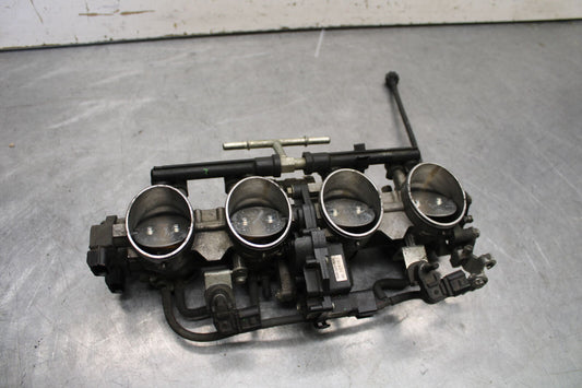 09-12 KAWASAKI NINJA ZX6R MAIN FUEL INJECTORS / THROTTLE BODIES 16163-0128 BB656