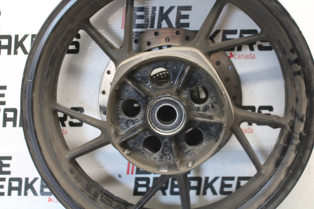 19 BMW F750GS REAR WHEEL BACK RIM & ROTOR BB938