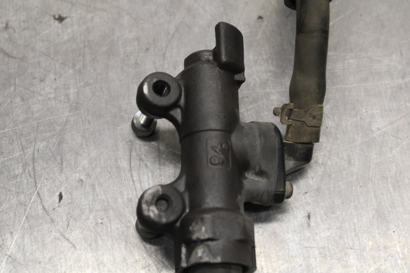 05-06 HONDA CBR600RR REAR BACK BRAKE MASTER CYLINDER W RESERVOIR BB739