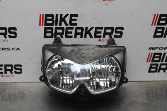 07 KAWASAKI NINJA 650 EX650 FRONT HEADLIGHT HEAD LIGHT LAMP BB844