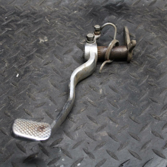 78 SUZUKI GS550E RIGHT REARSET BRAKE FOOT PEDAL W ARM PIVOT  BB212
