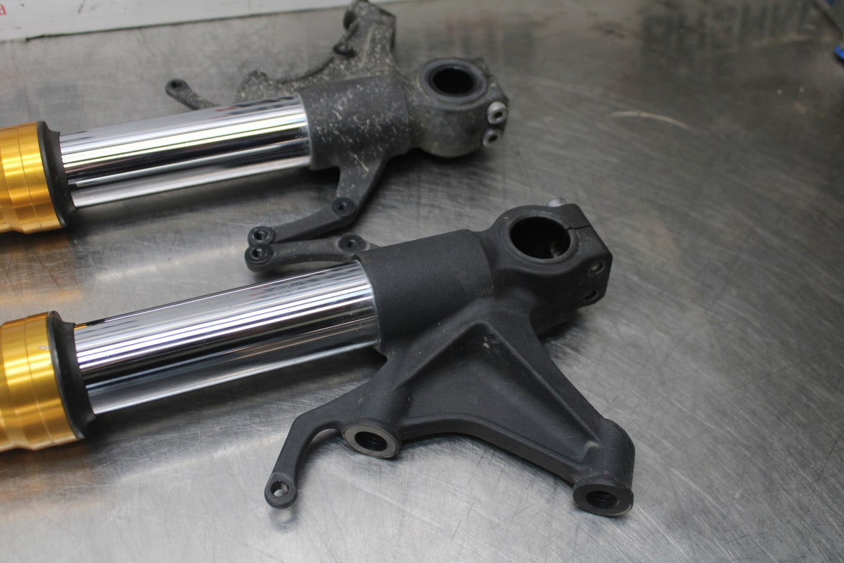17 YAMAHA YZF R6 FRONT FORKS SHOCK SUSPENSION SET PAIR BB922