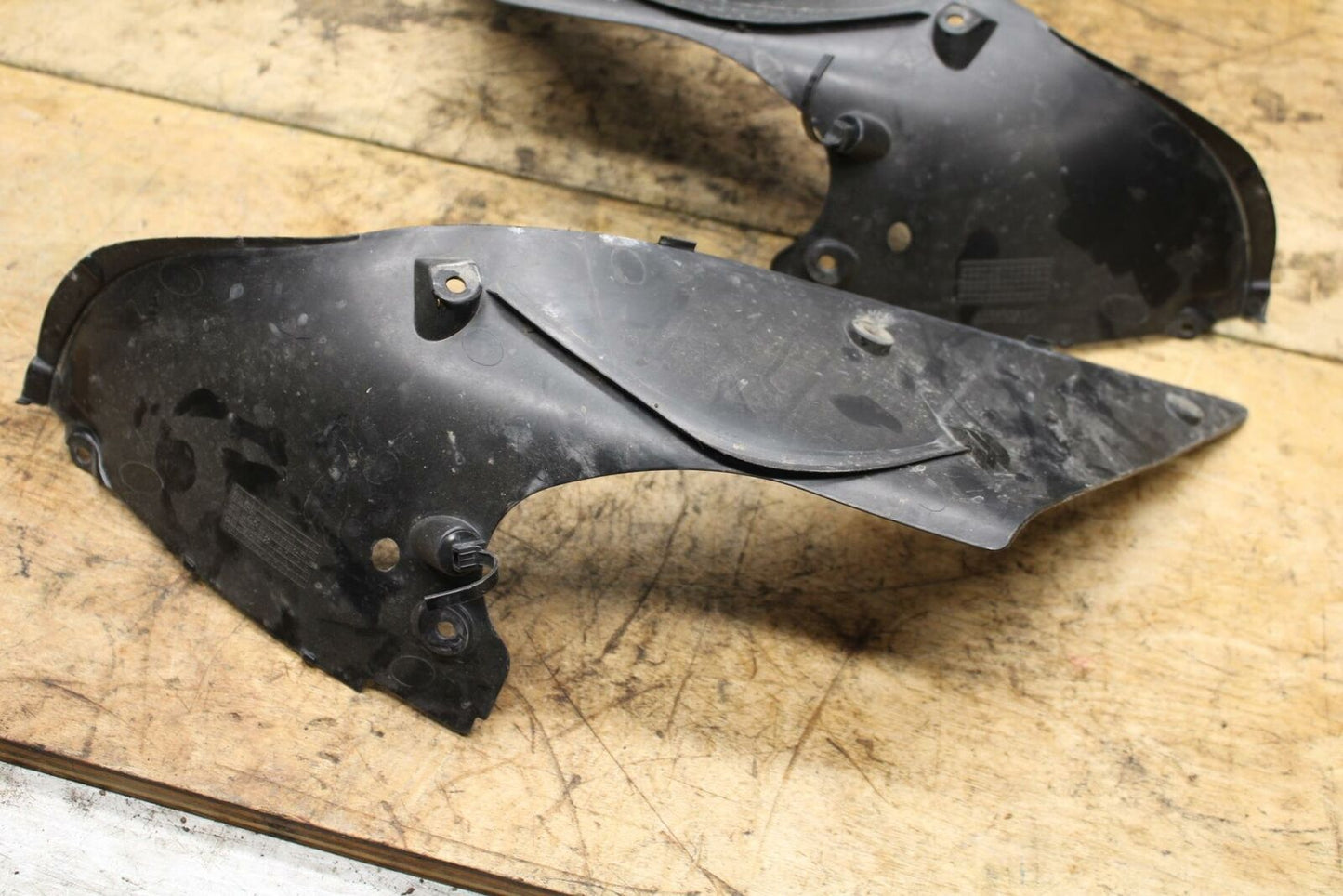 13-18 KAWASAKI NINJA ZX6R RIGHT LEFT INNER FAIRINGS COWLS PANELS TRIMS BB349