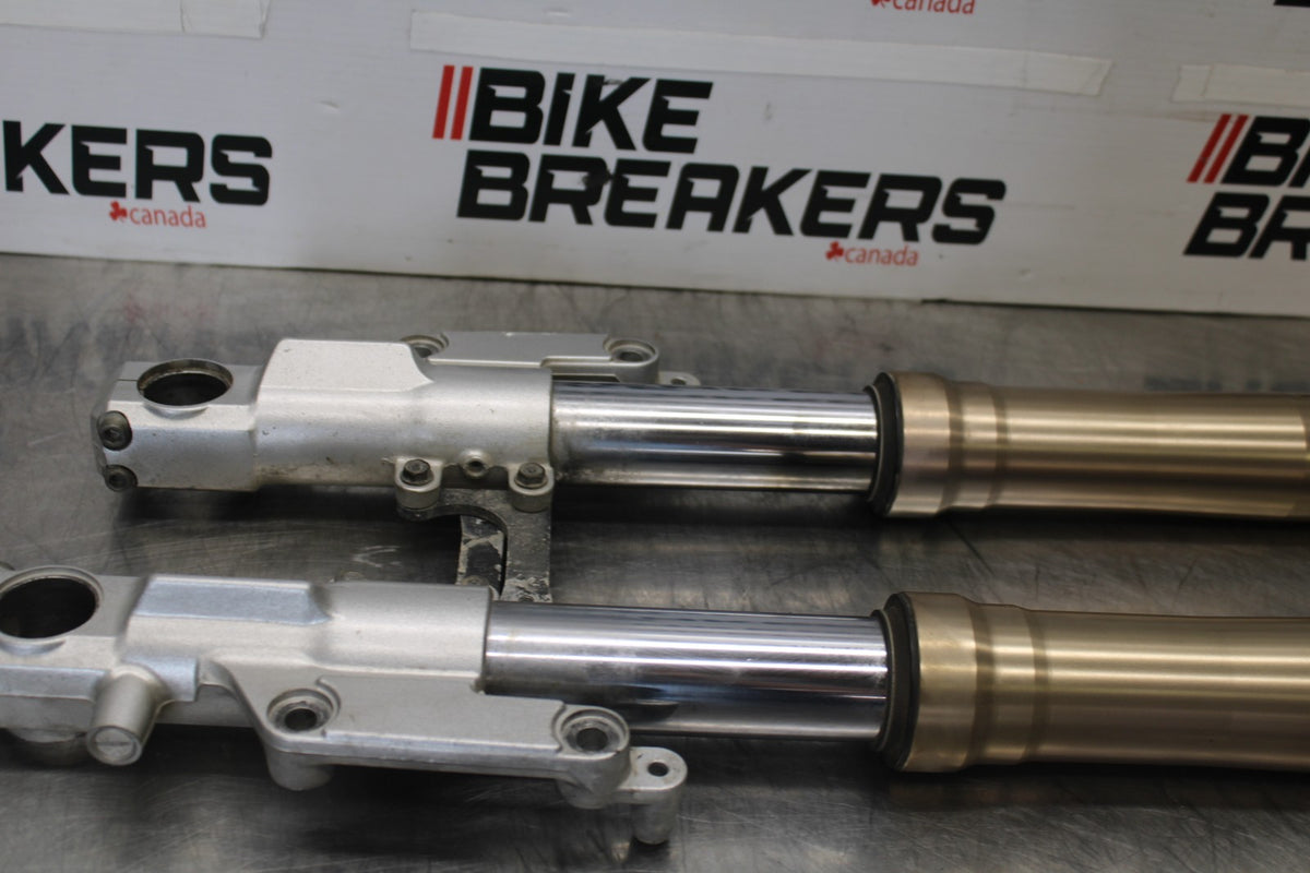 00-05 KAWASAKI NINJA ZX12R FRONT FORKS SHOCK SUSPENSION SET PAIR BB892