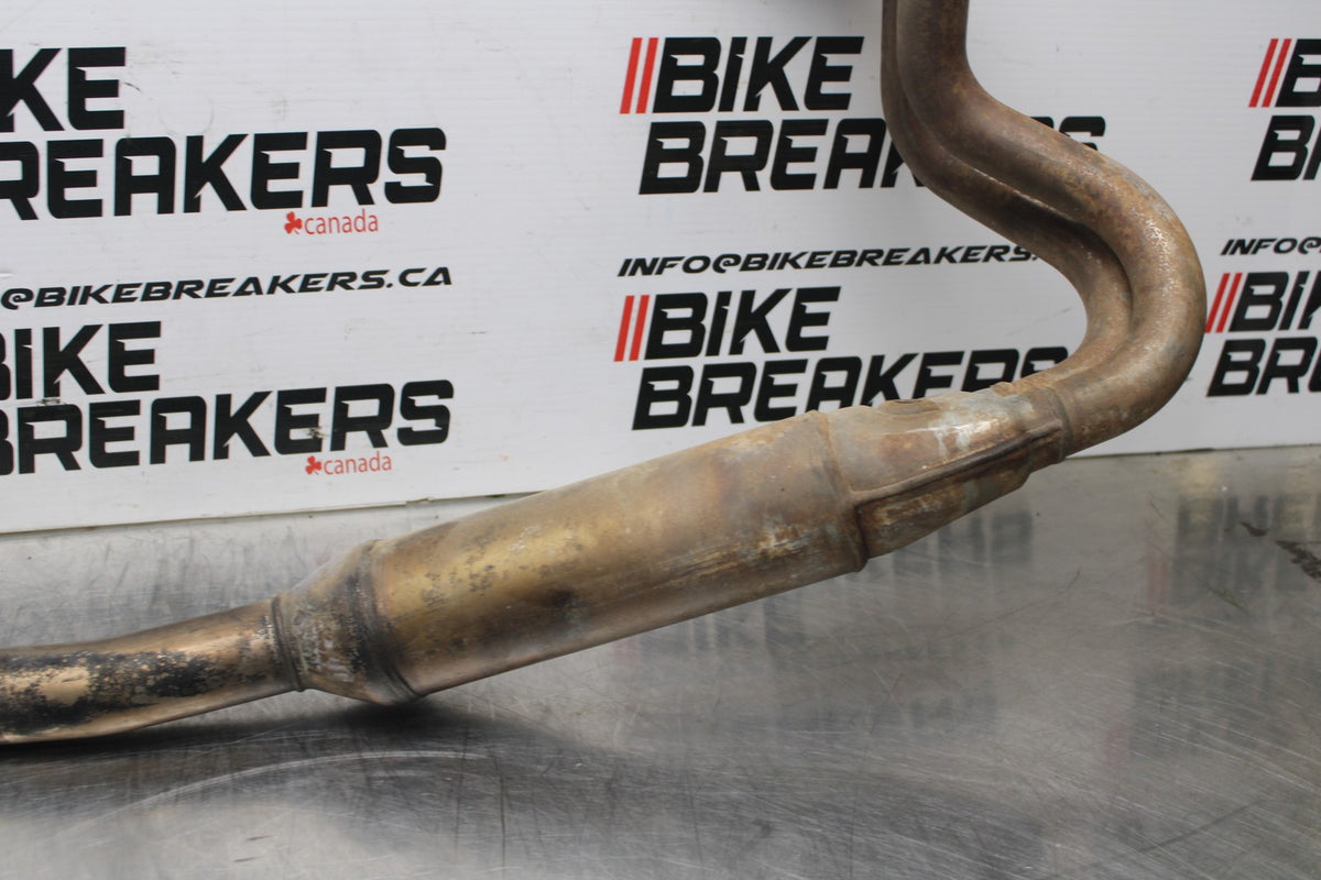 18-23 KAWASAKI NINJA 400 EX400 ABS FULL EXHAUST SYSTEM HEADERS PIPE BB795
