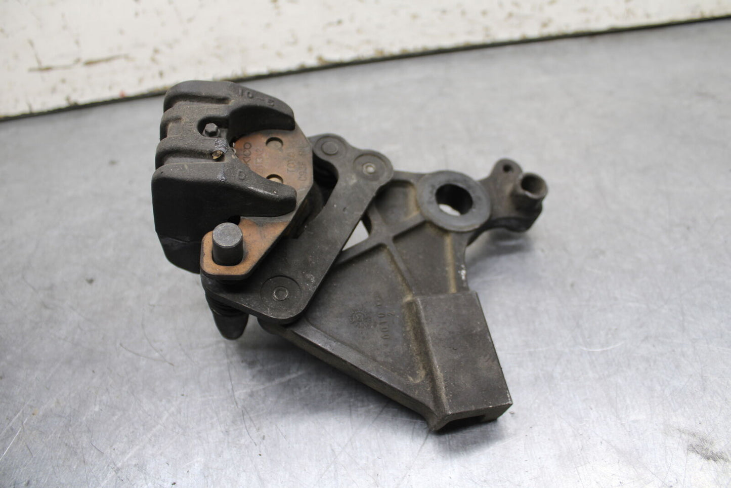 14-15 KAWASAKI NINJA 650 EX650F ABS REAR BRAKE CALIPER W MOUNT BRACKET BB741