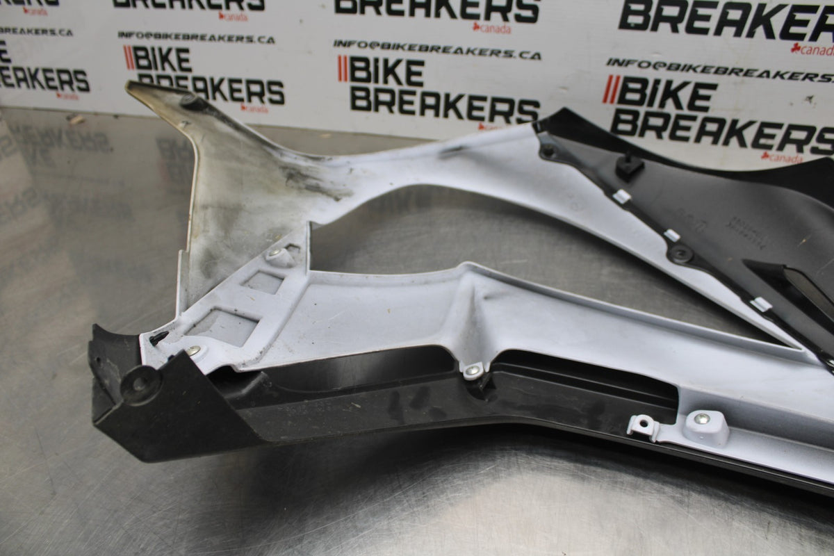 11-15 KAWASAKI NINJA ZX10R LEFT LOWER MID UPPER SIDE FAIRING COWL BB840