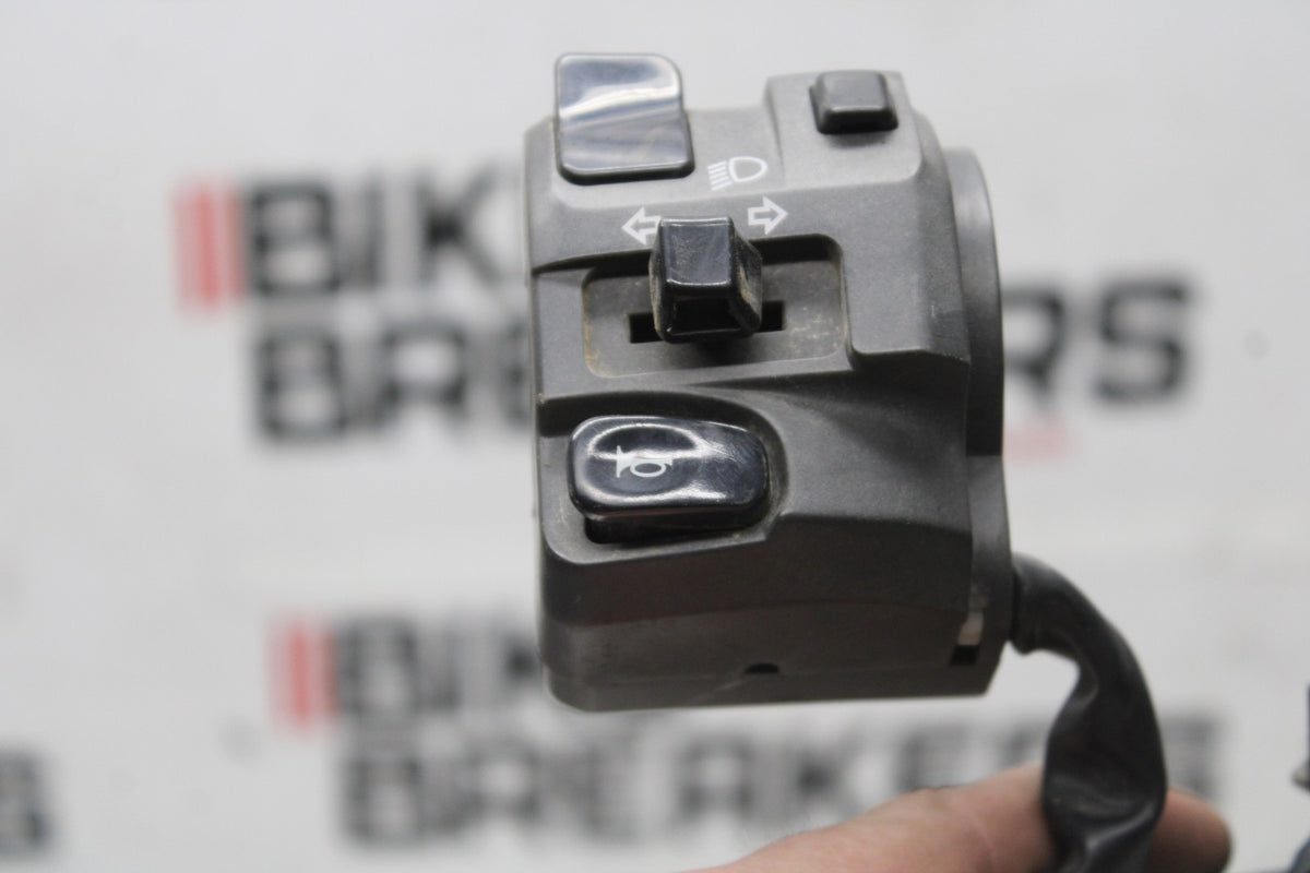 07-08 KAWASAKI NINJA ZX6R LEFT CLIP ON HANDLE HORN SIGNALS SWITCH SWITCHES BB937