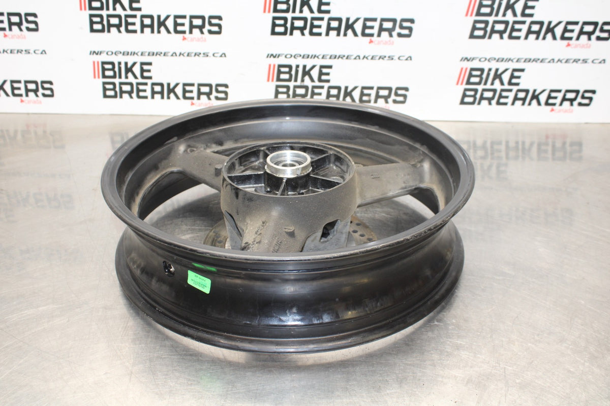 15 SUZUKI GW250F REAR WHEEL BACK RIM & ROTOR BB789