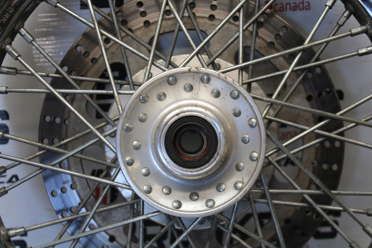 02 KAWASAKI VULCAN 800 VN800B CLASSIC FRONT WHEEL FRONT RIM BB862