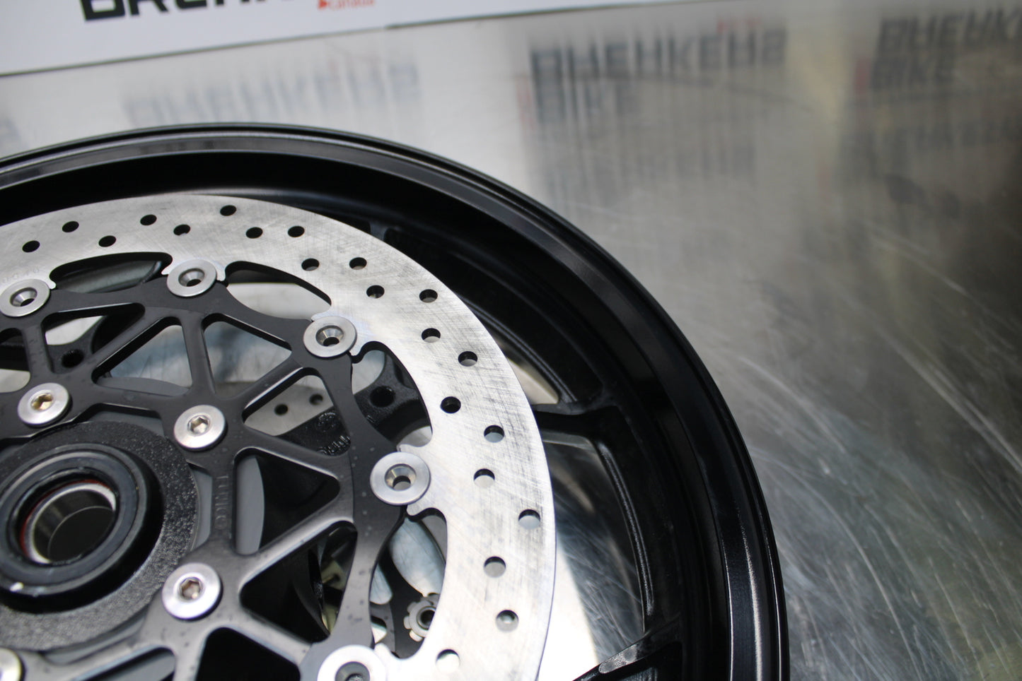 23-24 KAWASAKI NINJA ZX14R NEW!! FRONT WHEEL FRONT RIM & ROTORS BB141